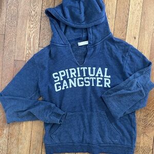 Spiritual Gangster Navy Pullover